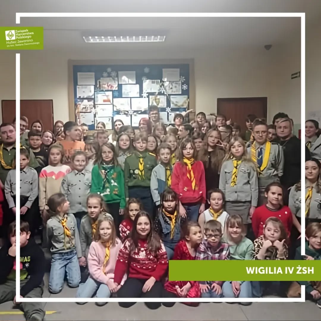 🎄⭐️ W ostatnim czasie zuchy, harcerze, wędrownicy oraz instruktorzy naszego hufca spotykali się na spotkaniach wigilijny (3/8)