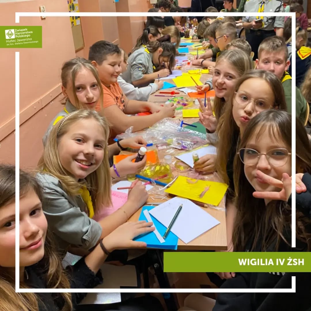 🎄⭐️ W ostatnim czasie zuchy, harcerze, wędrownicy oraz instruktorzy naszego hufca spotykali się na spotkaniach wigilijny (4/8)